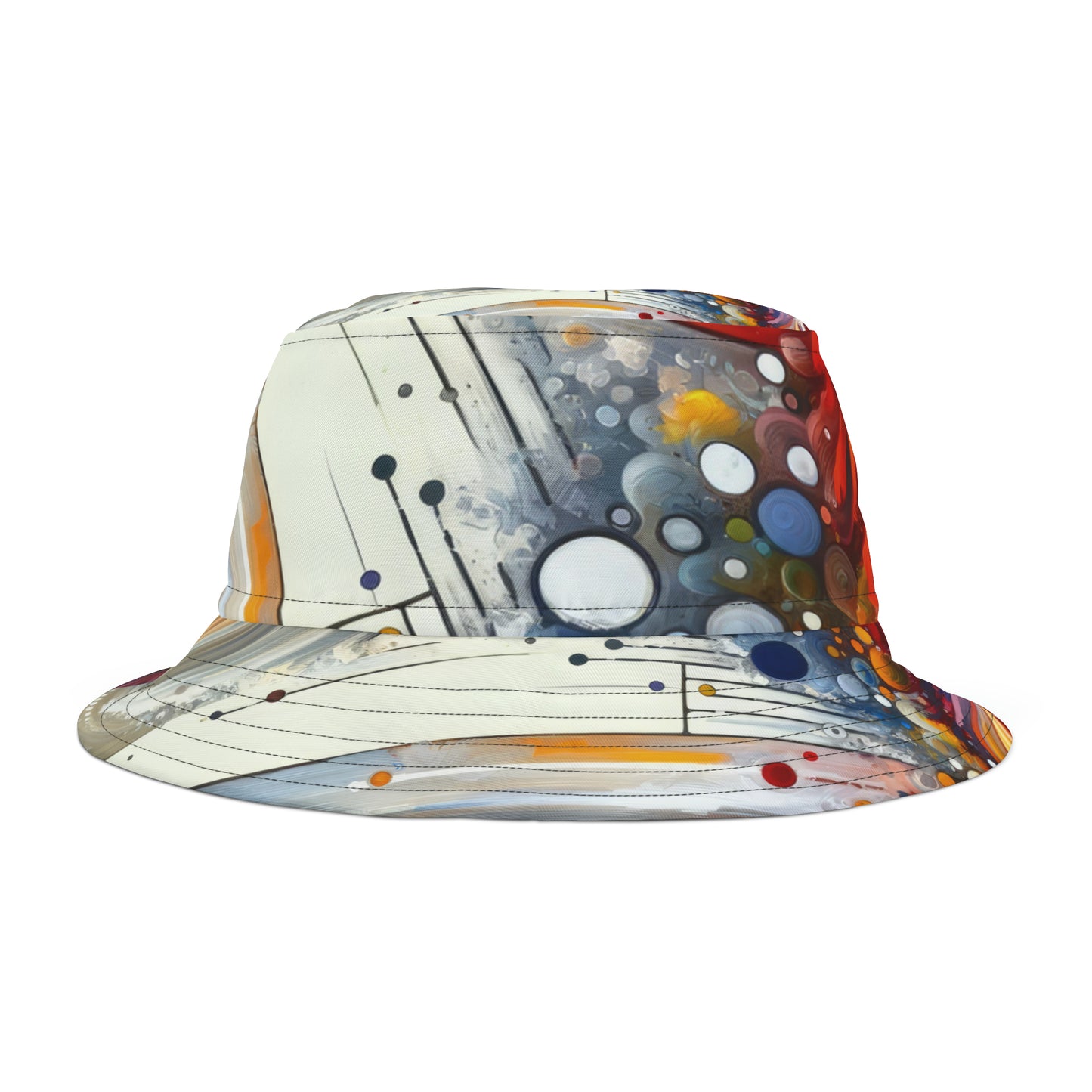 Harmonic Swirl Elegance Bucket Hat (AOP)