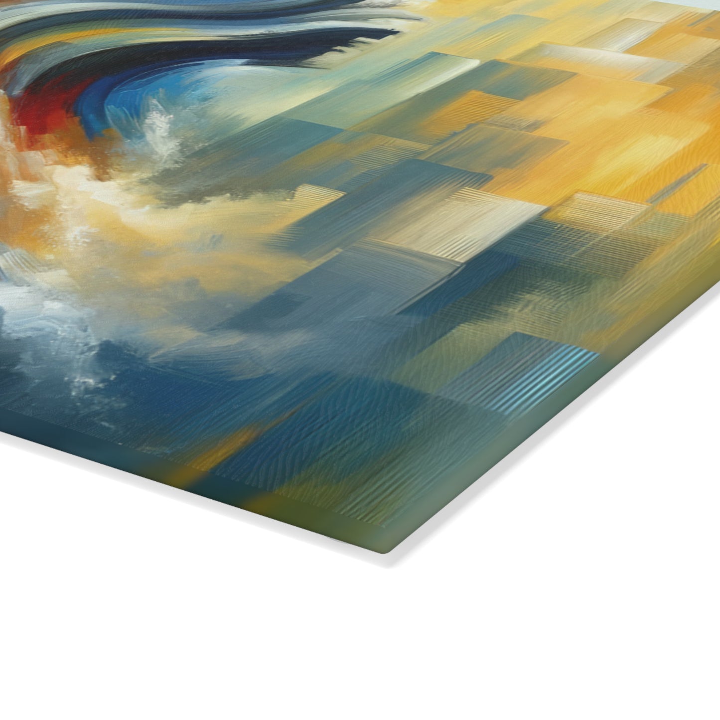 Persistence Force Abstract Glass Cutting Board