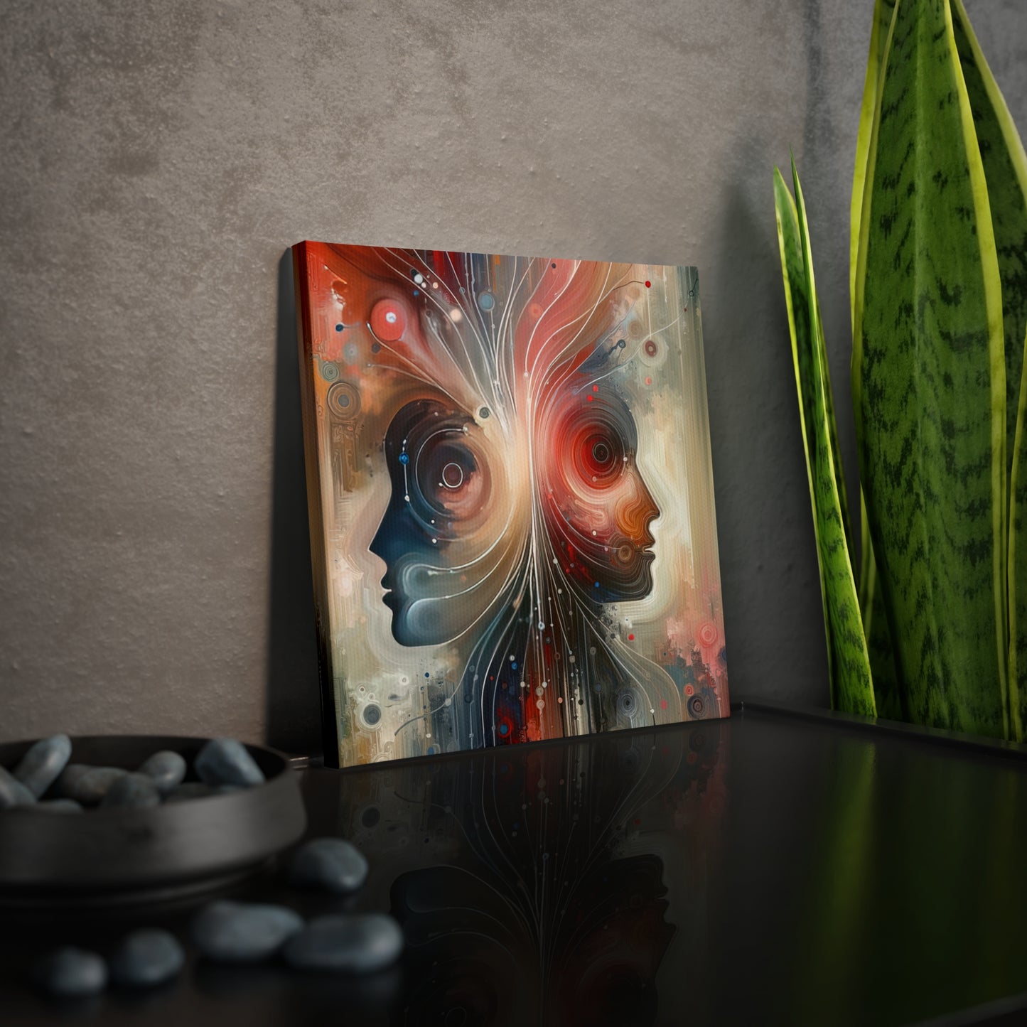 Empathetic Exchange Essence Canvas Photo Tile