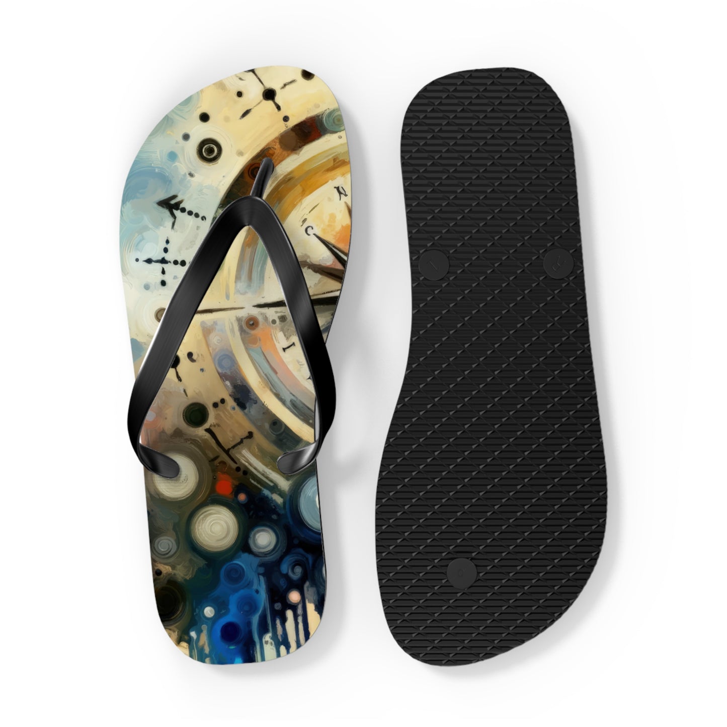 Guidance Abstract Compass Flip Flops