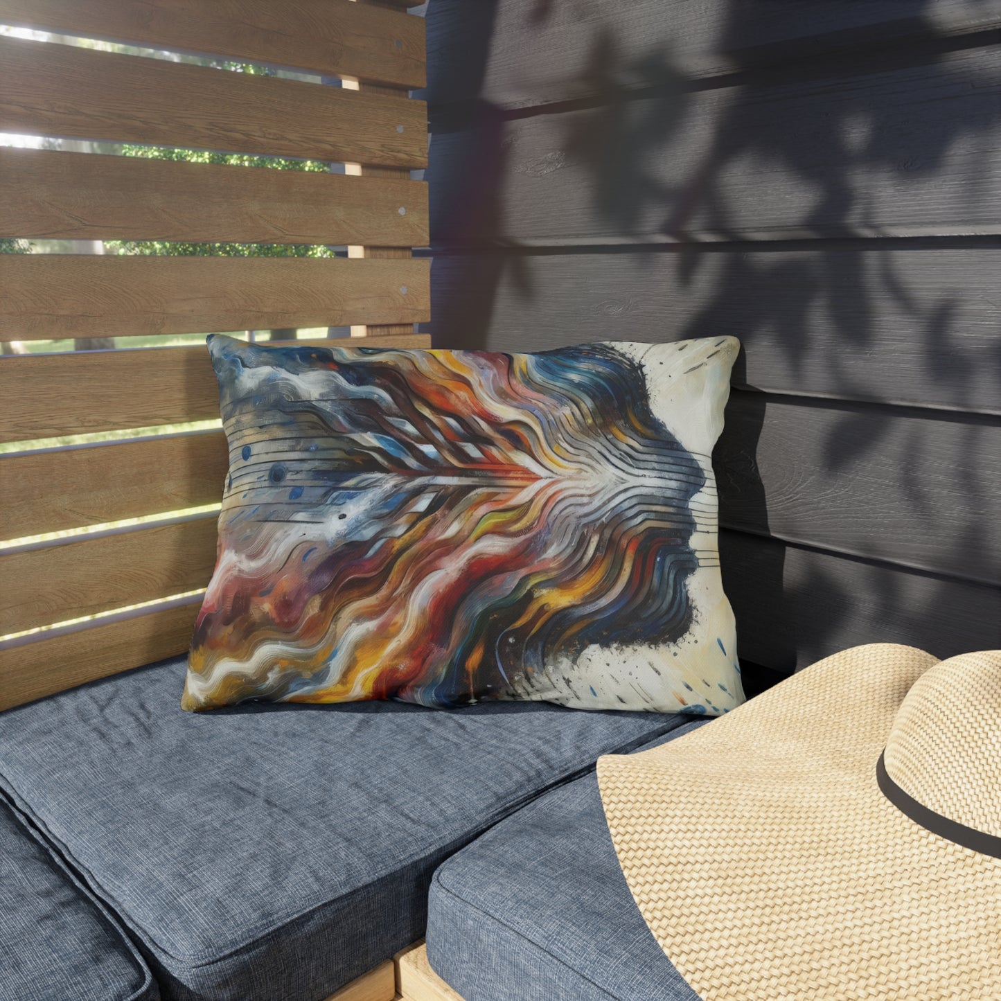 Empathetic Awakening Dynamic Outdoor Pillows