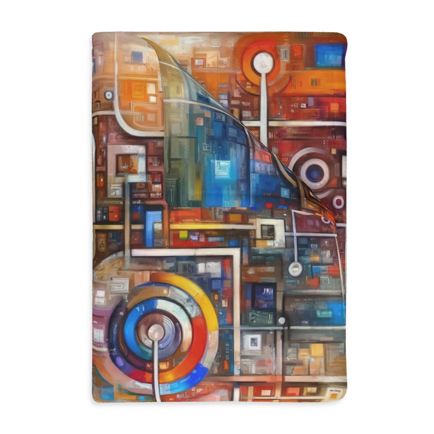 Grandest App Tapestry Velveteen Microfiber Blanket (Two-sided print)