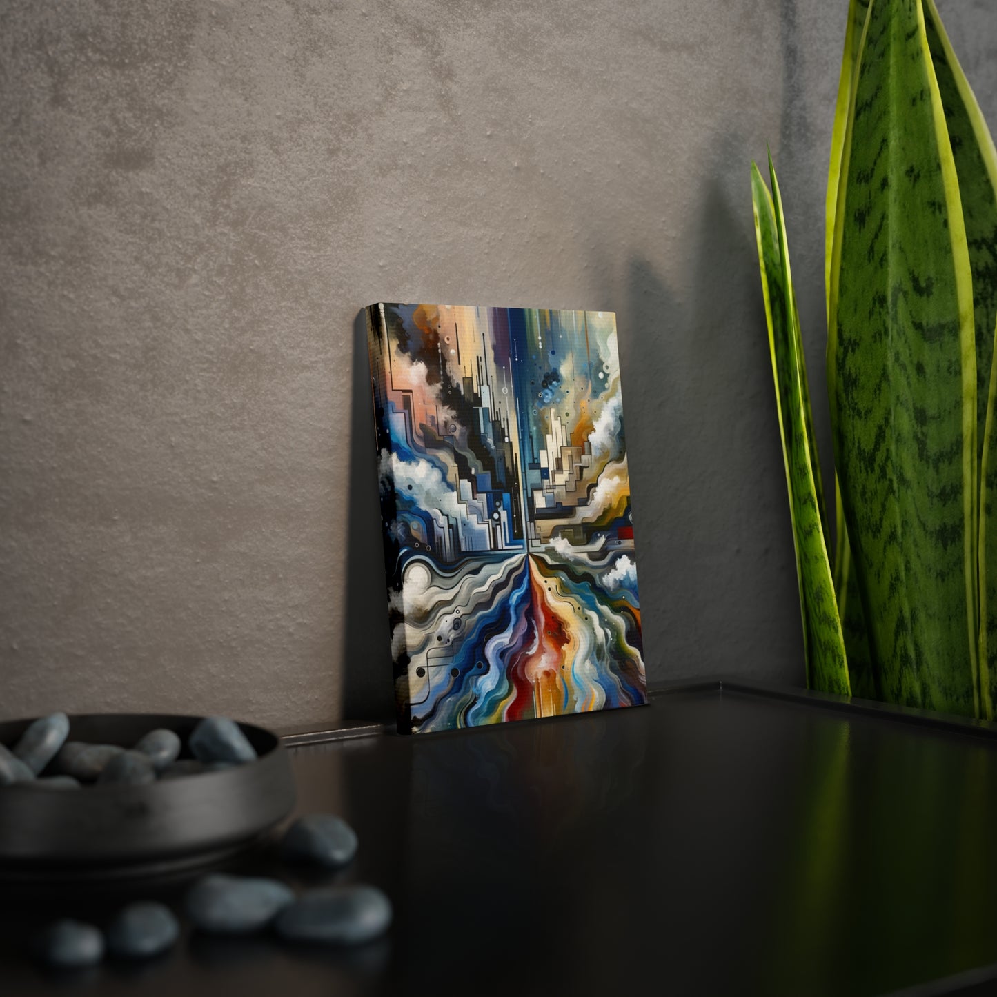 Digital Divide Navigation Canvas Photo Tile