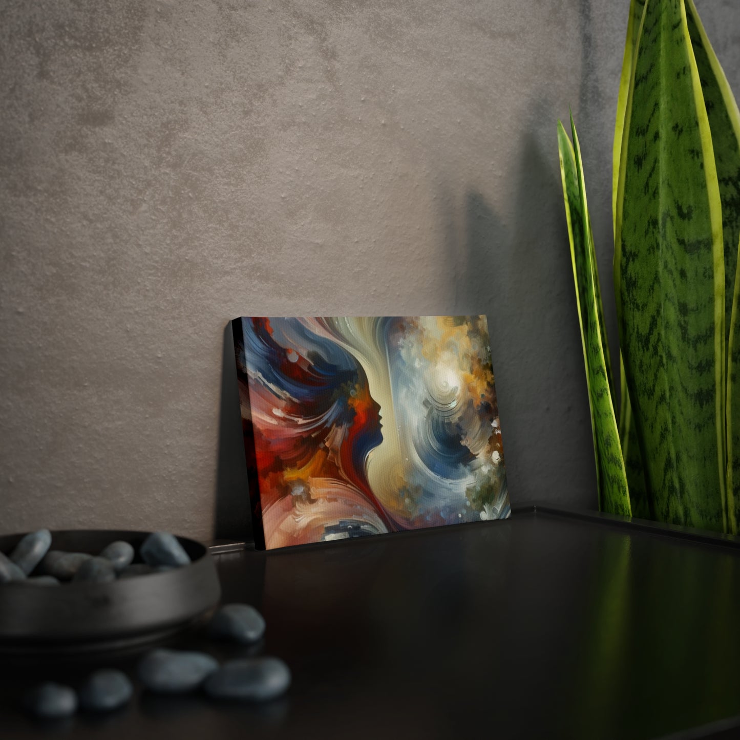 Embracing Sovereign Reflectivity Canvas Photo Tile