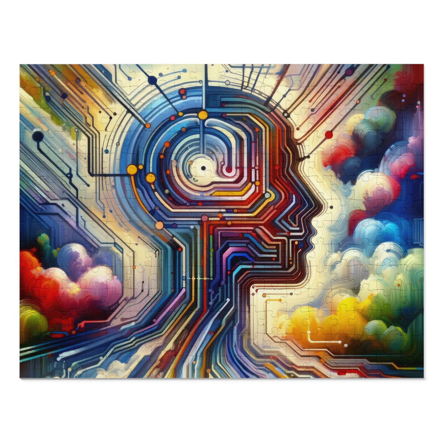 Supportive Digital Empathy Jigsaw Puzzle (30, 110, 252, 500,1000-Piece)