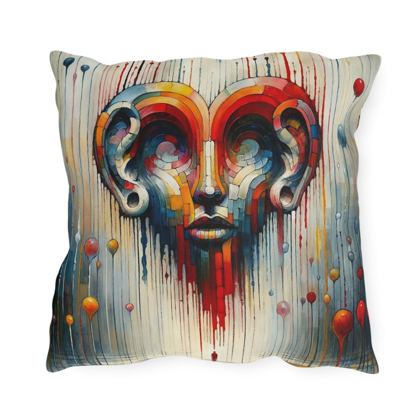 Ears Heart Expression Outdoor Pillows