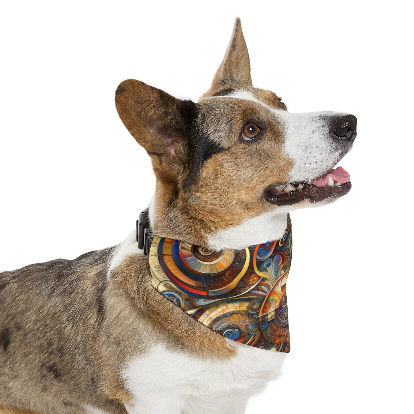Ethos Web Abstract Pet Bandana Collar