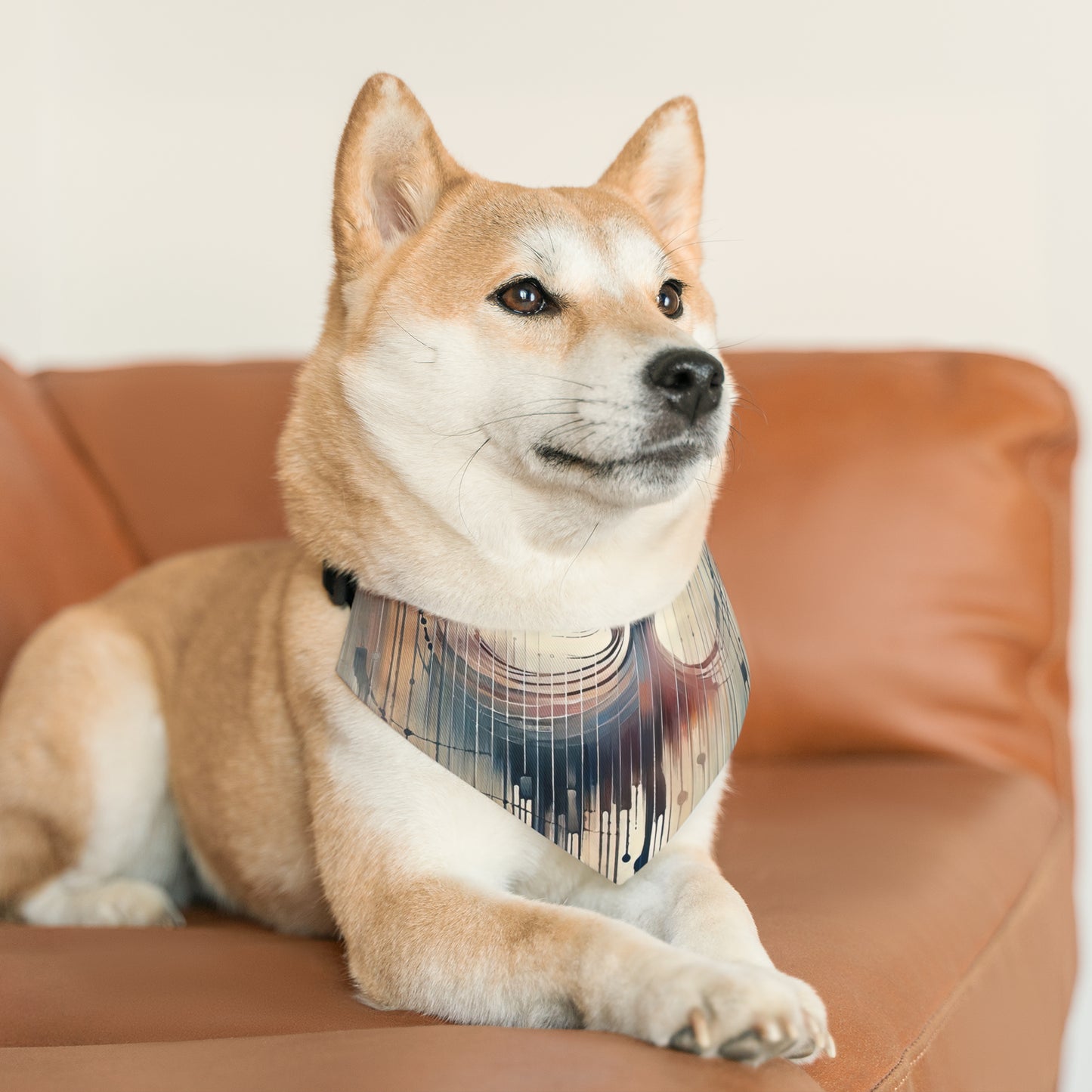 Rhythmic Heart Dance Pet Bandana Collar