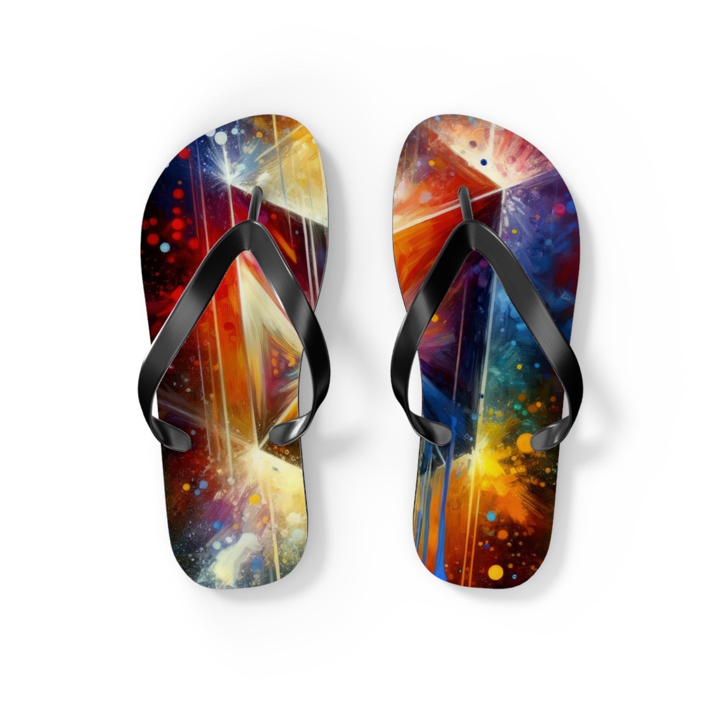 Prismatic Light Spectrum Flip Flops