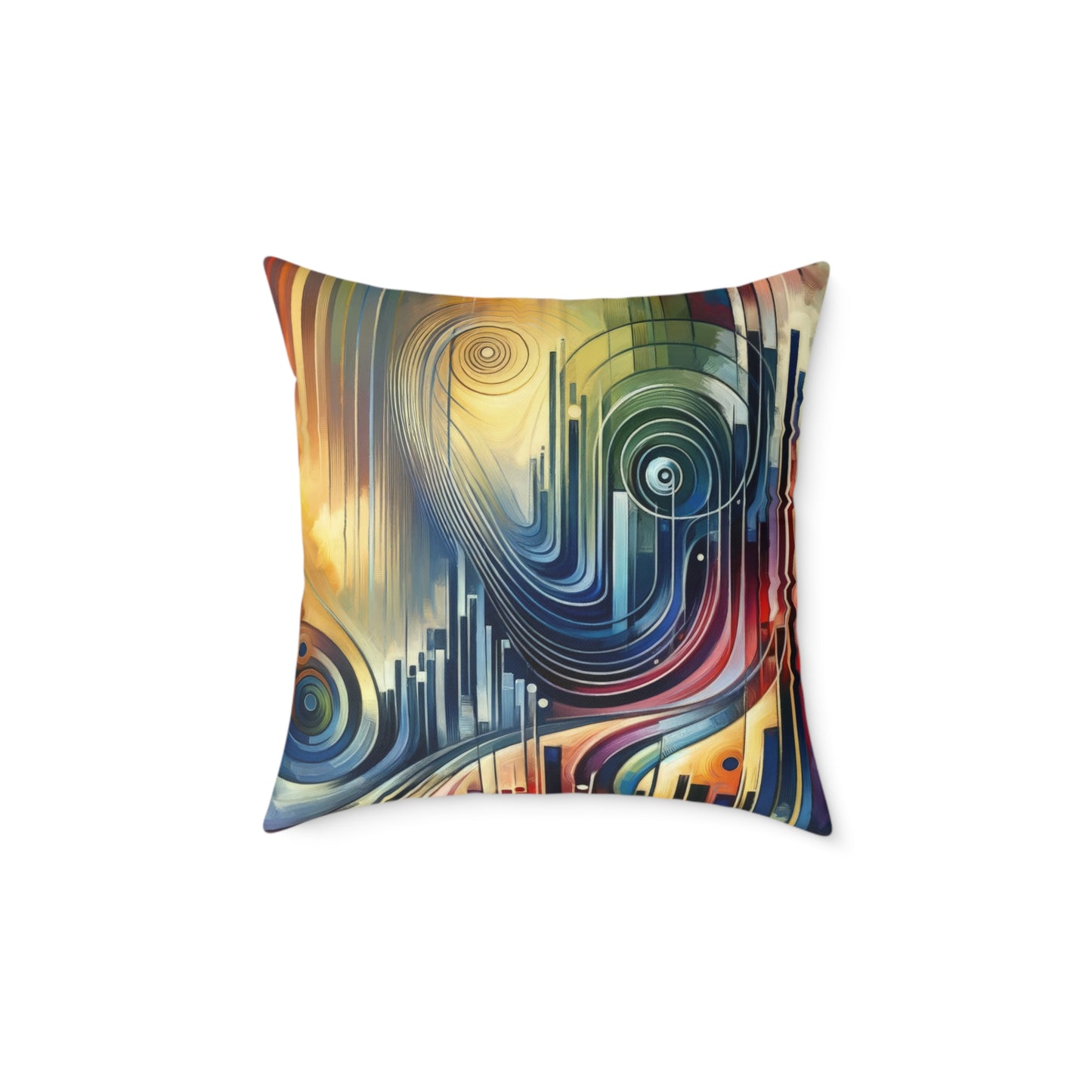 Effort Amplifies Outcome Spun Polyester Pillow