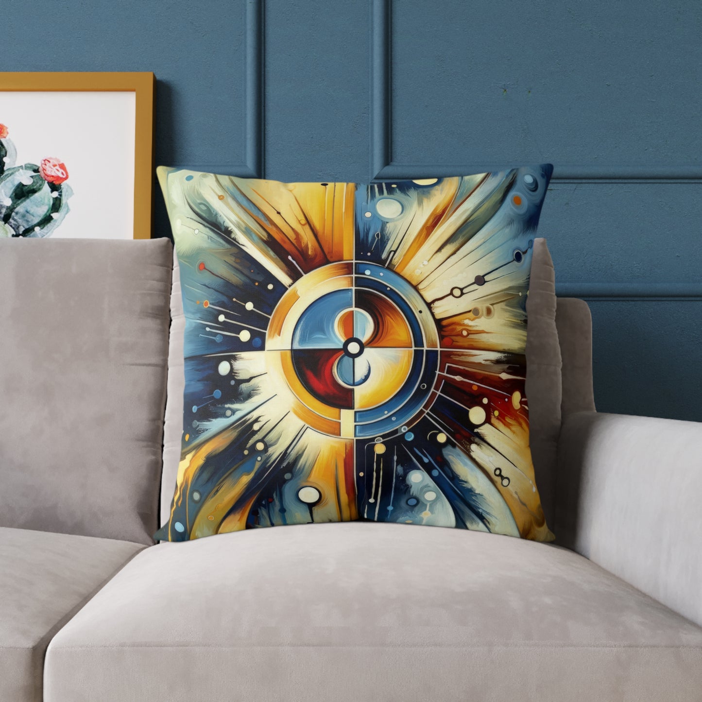 Compassionate Ethical Guidance Spun Polyester Pillow