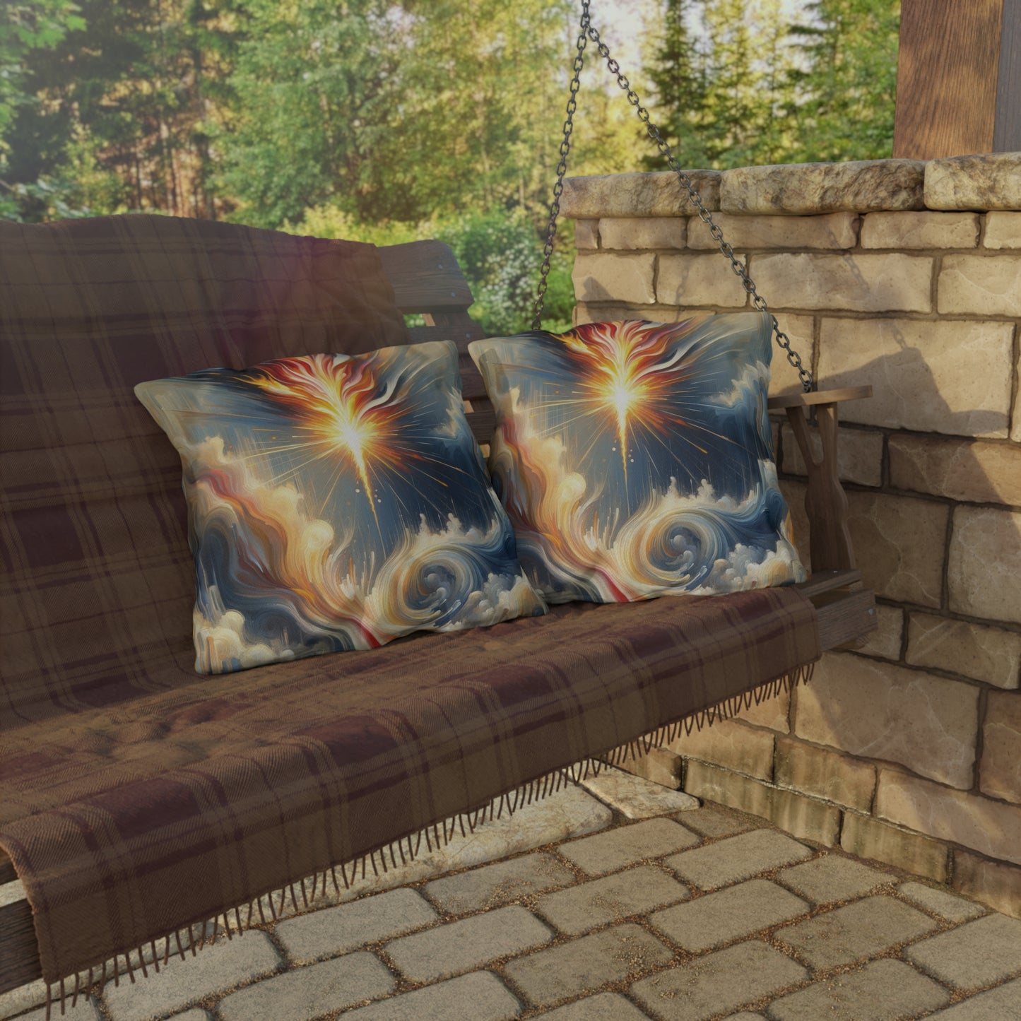 Ignite Spark Transformation Outdoor Pillows