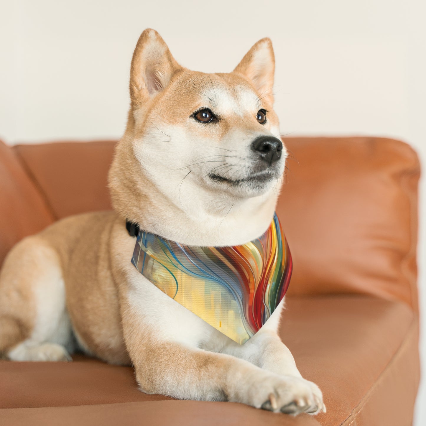 Empathetic Spiral Dialogue Pet Bandana Collar