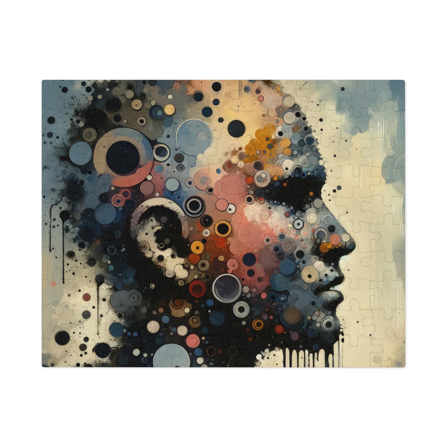 Reflective Tachism Contemplation Jigsaw Puzzle (30, 110, 252, 500,1000-Piece)