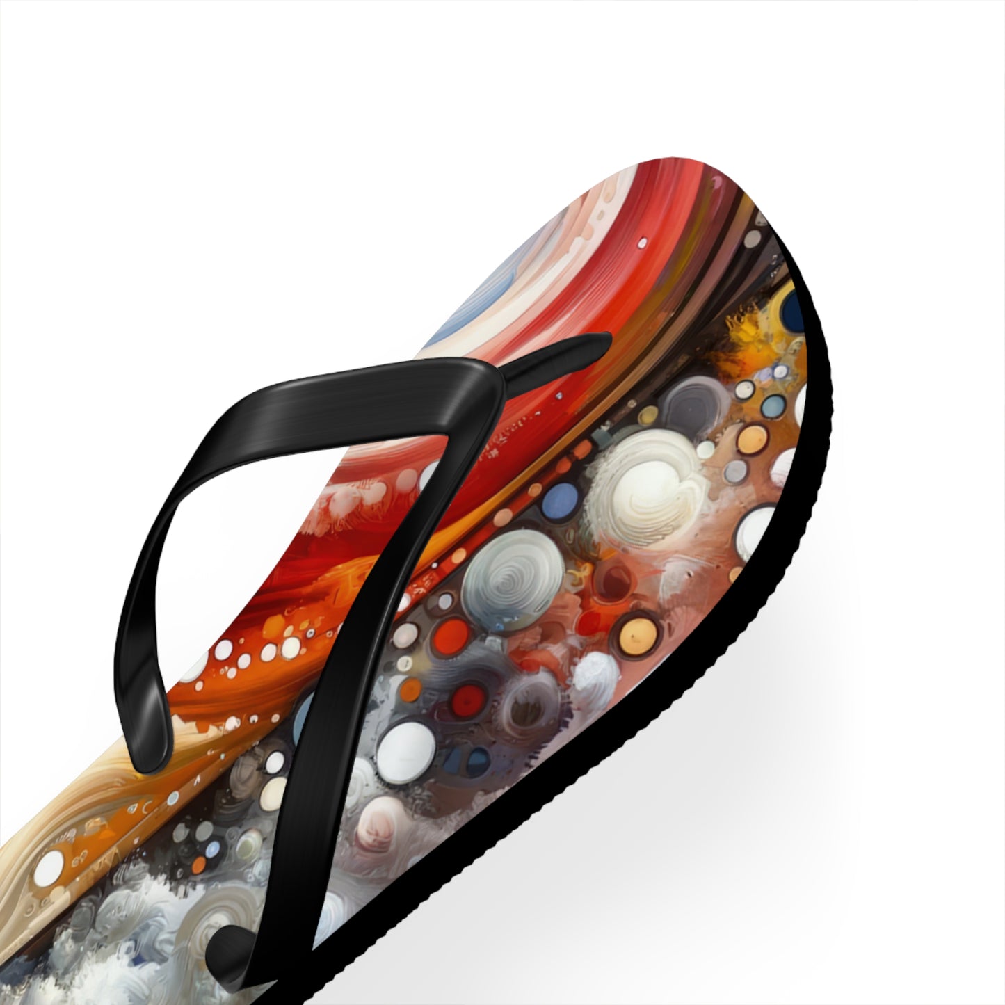 Harmonic Swirl Elegance Flip Flops