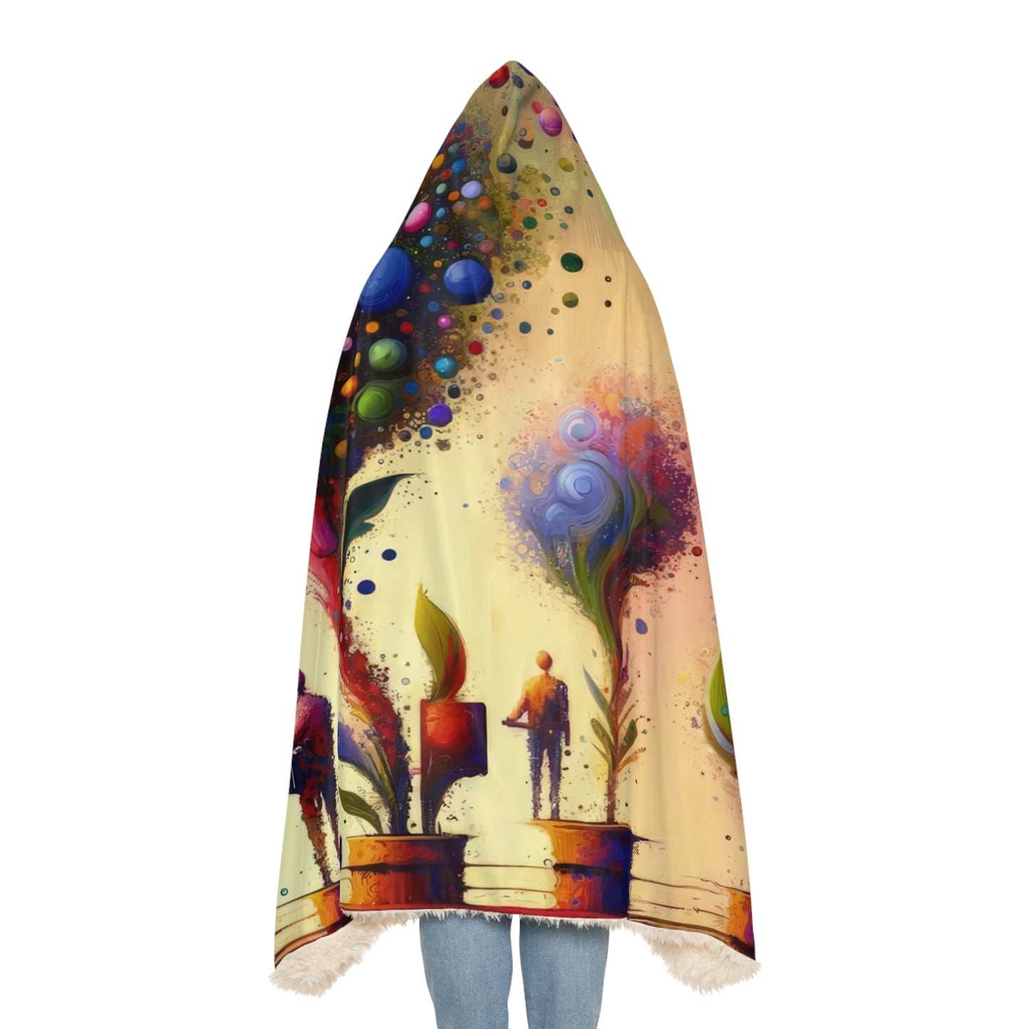 Vibrant Digital Arboriculture Snuggle Blanket