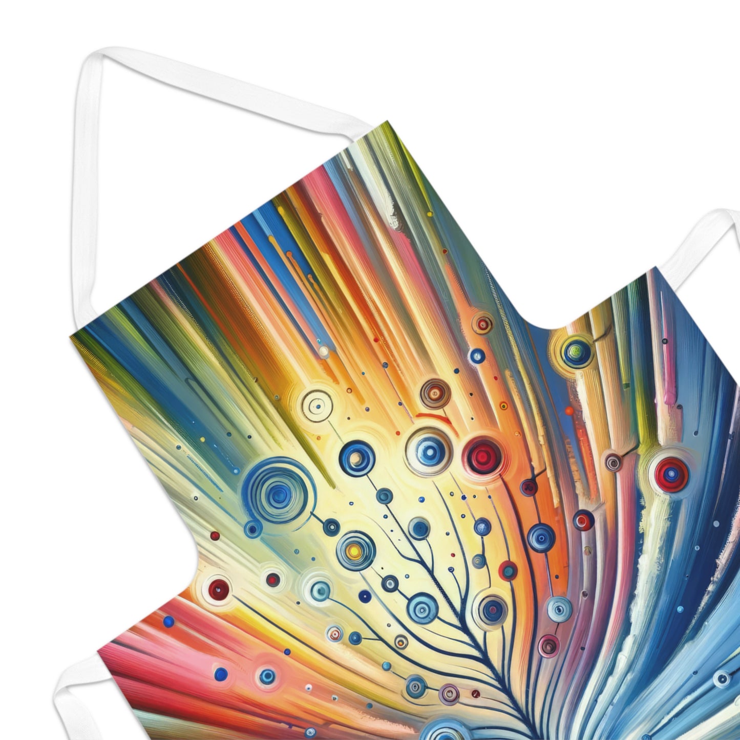 Sustainable Ripple Abstract Adult Apron (AOP)