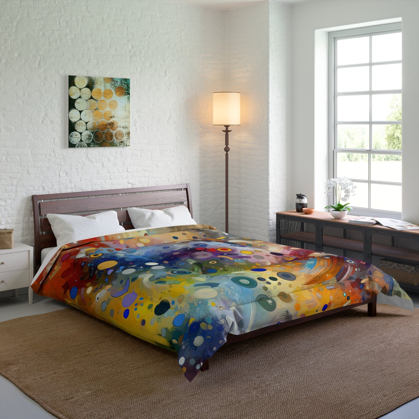 Humorous Unified Tachism Comforter