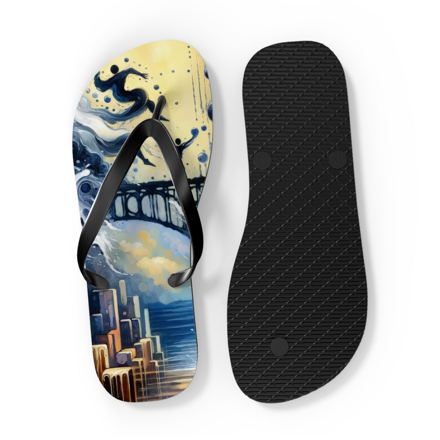 Faithful Diving Bridges Flip Flops