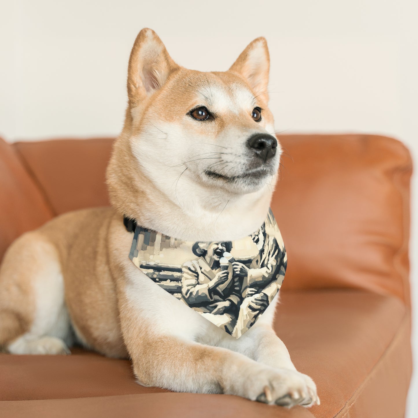 Joyful Companionship Serenity Pet Bandana Collar