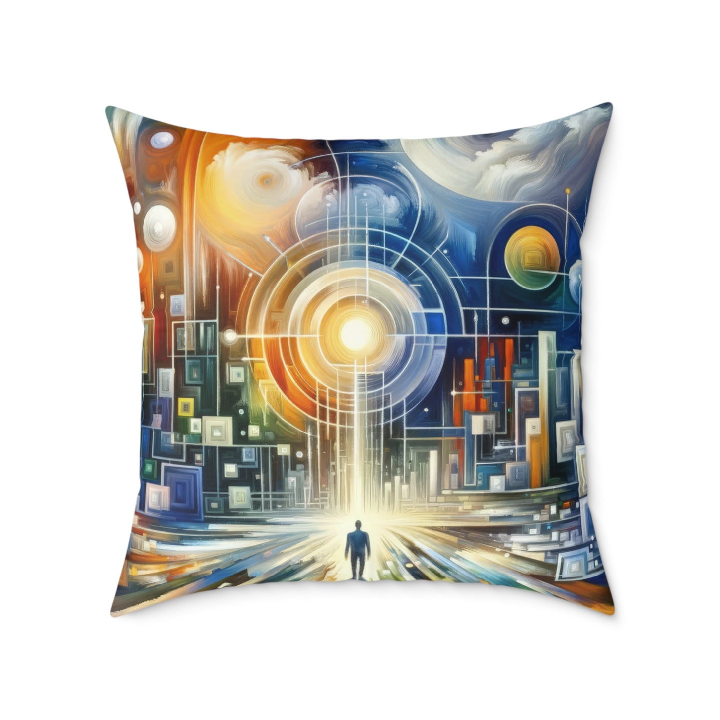 Mindful Megabyte Convergence Spun Polyester Pillow