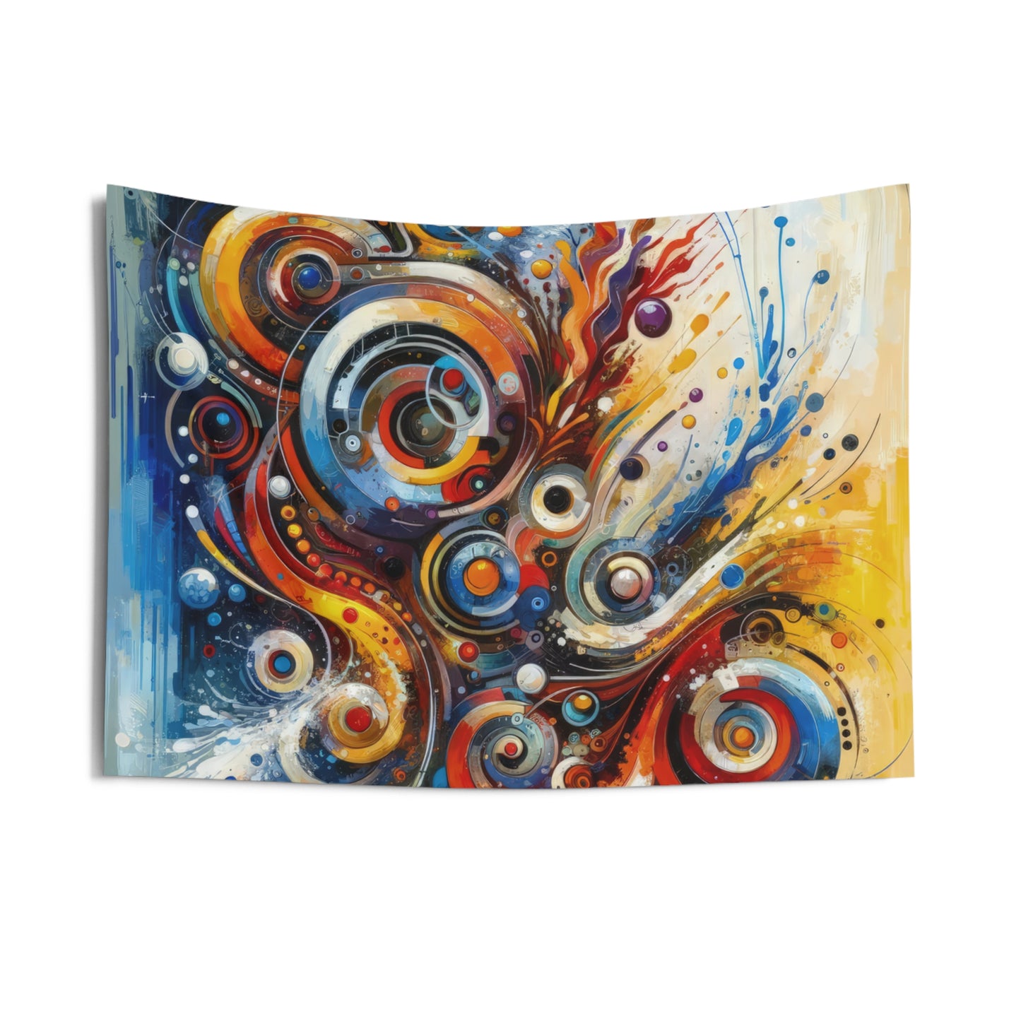Harmonic Abstract Synergy Indoor Wall Tapestries
