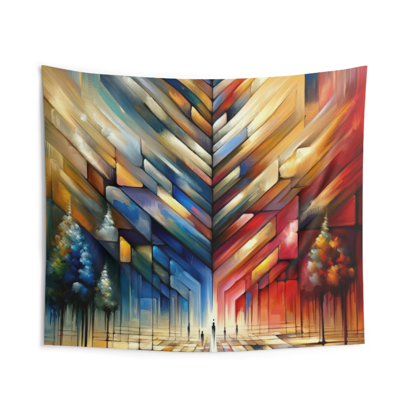 Anchored Tenets Abstraction Indoor Wall Tapestries