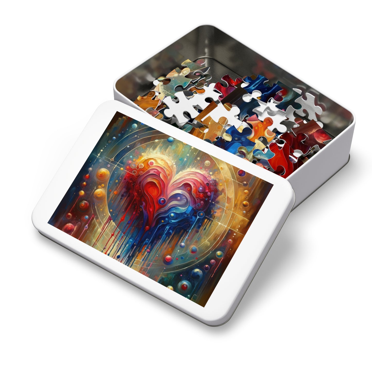Unified Heart Reflections Jigsaw Puzzle (30, 110, 252, 500,1000-Piece)