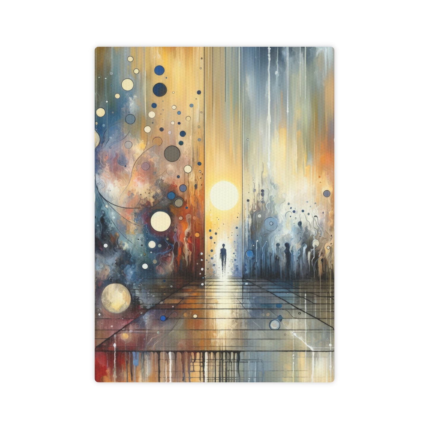 Stillness Transition Abstract Canvas Photo Tile