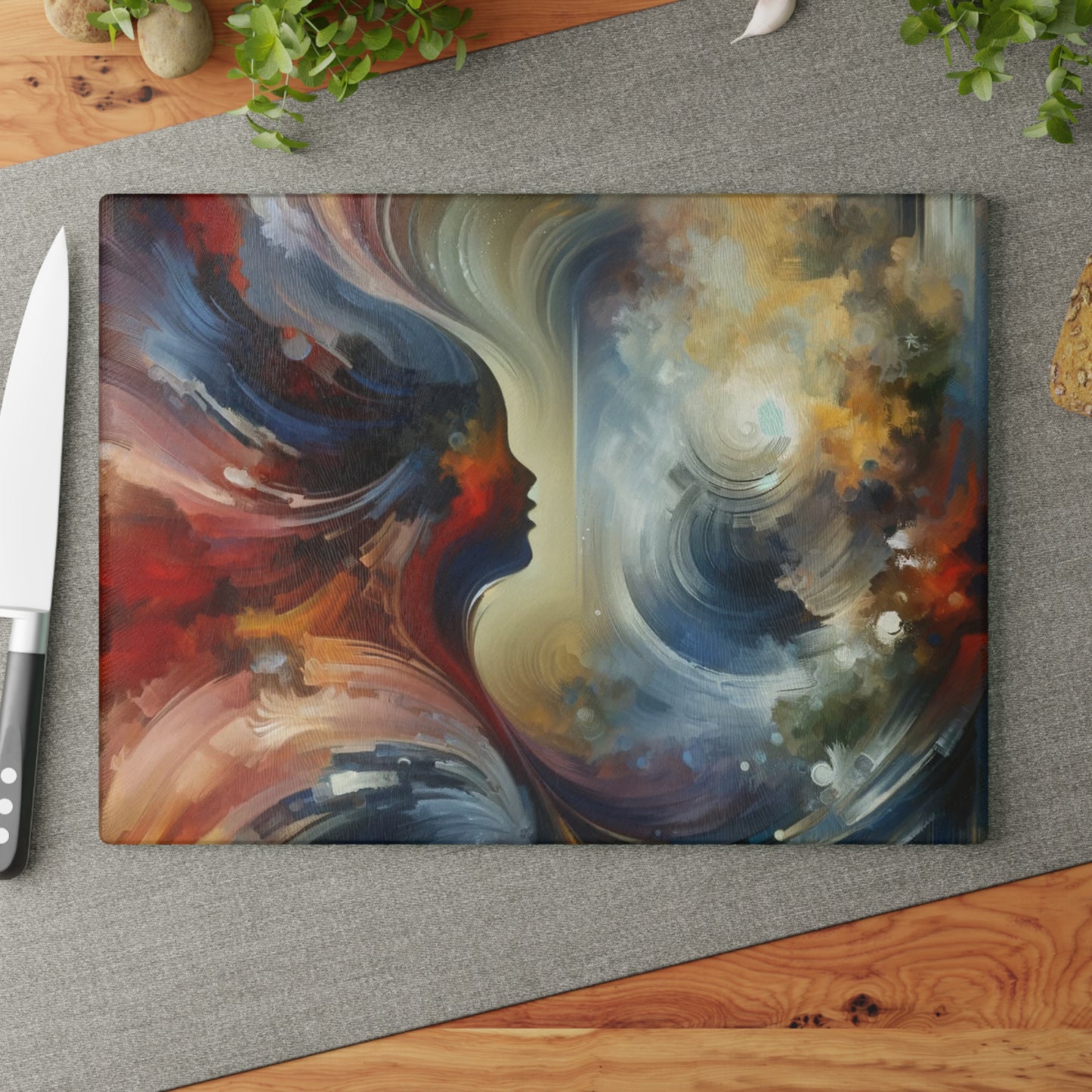 Embracing Sovereign Reflectivity Glass Cutting Board