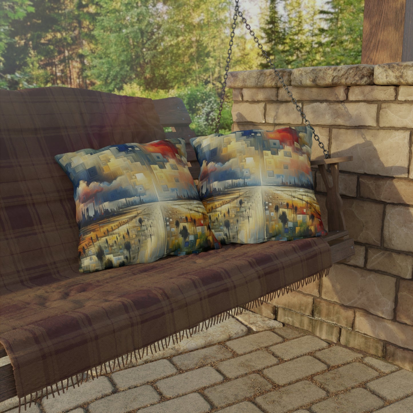 Earnest Gathering Rainwater Outdoor Pillows