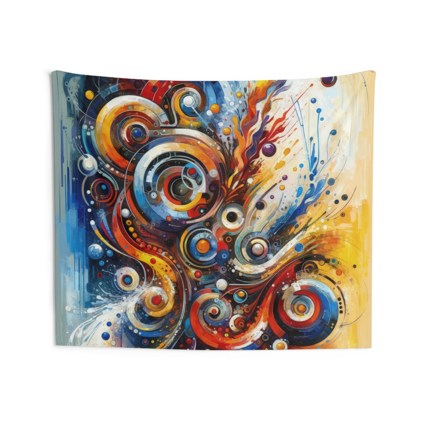Harmonic Abstract Synergy Indoor Wall Tapestries