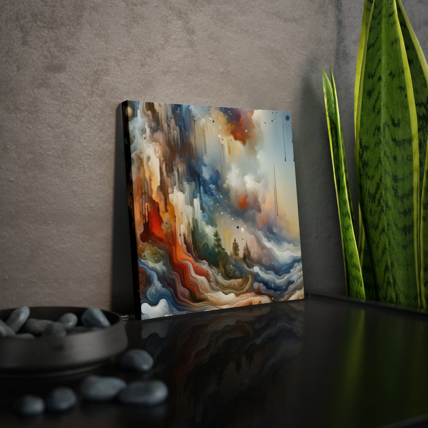 Inner Journey Abstract Canvas Photo Tile