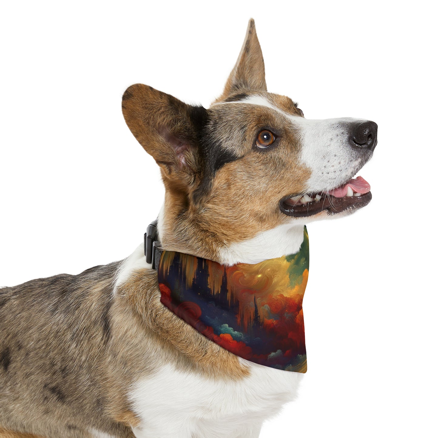 Twilight Velvet Transition Pet Bandana Collar