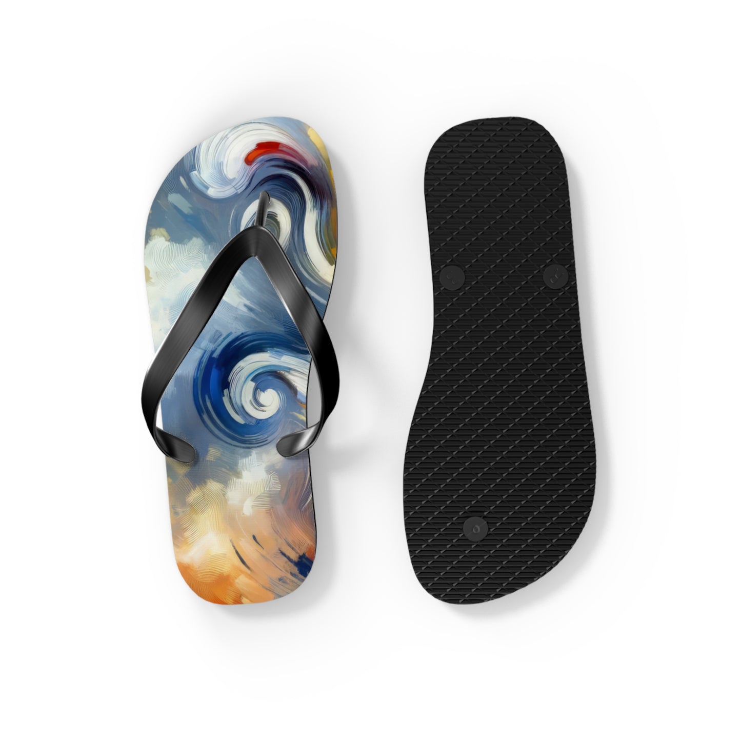 Dancing Disruption Tachism Flip Flops