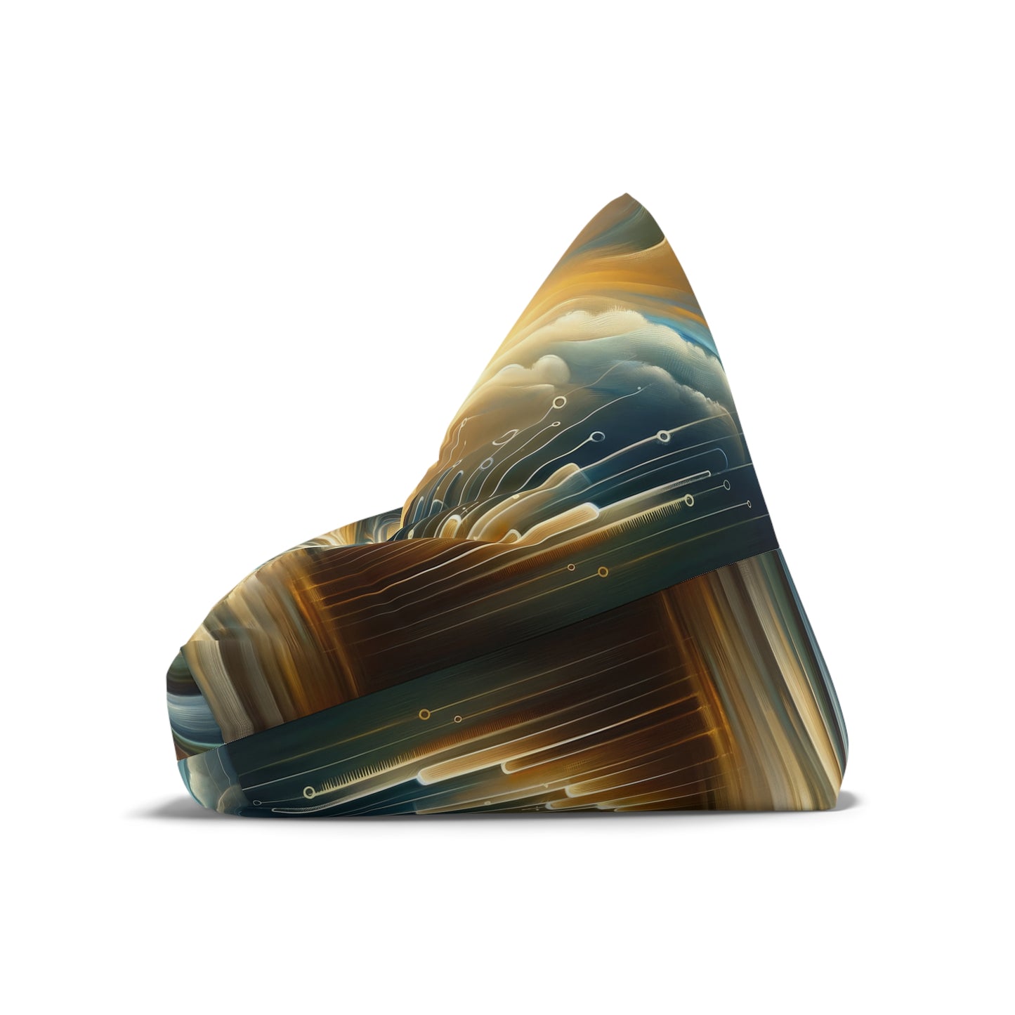 Frequency Shift Evocative Bean Bag Chair Cover