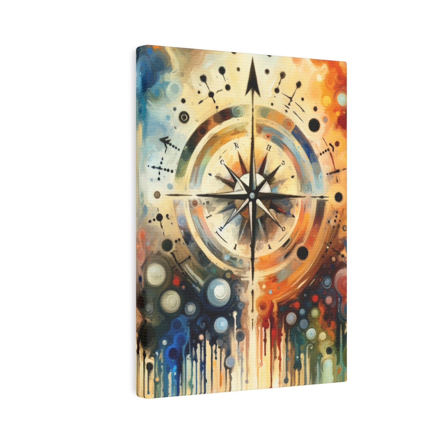 Guidance Abstract Compass Canvas Photo Tile