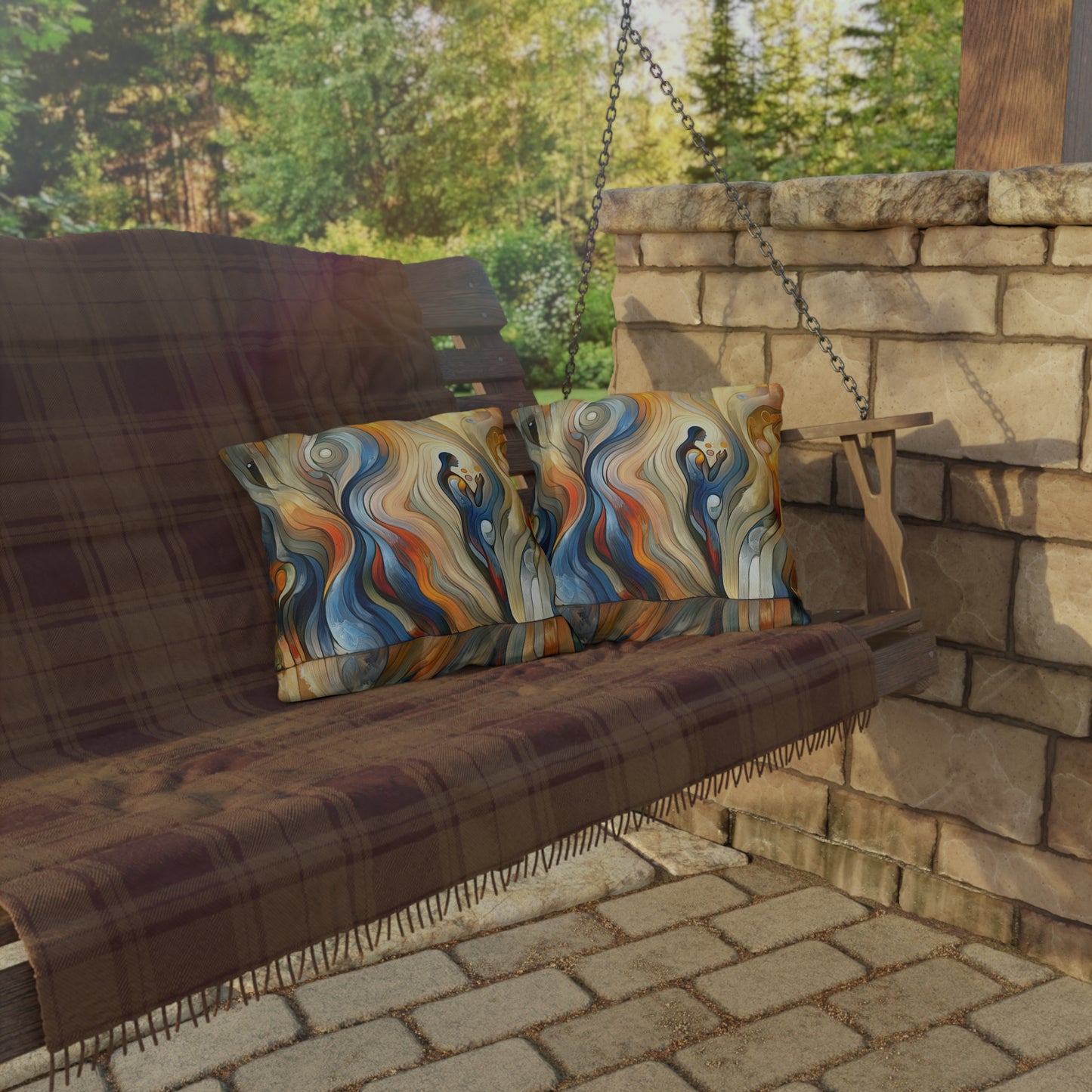 Self Embrace Benevolence Outdoor Pillows