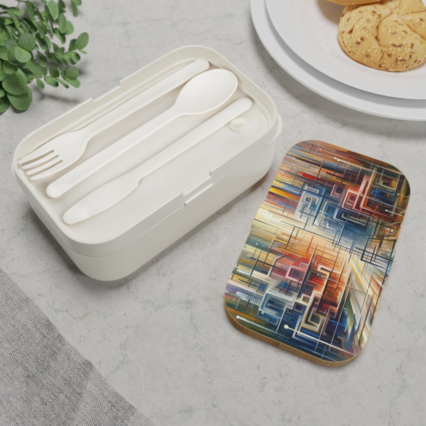 Urban Flow Interconnectedness Bento Lunch Box