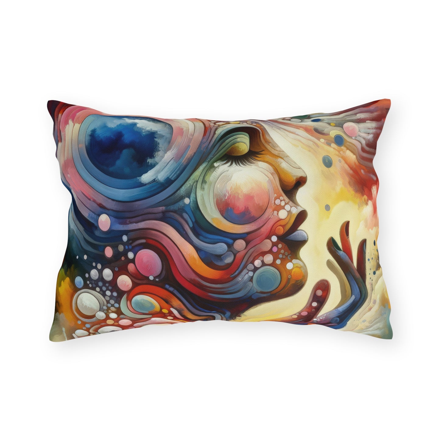 Mindful Melody Harmony Outdoor Pillows