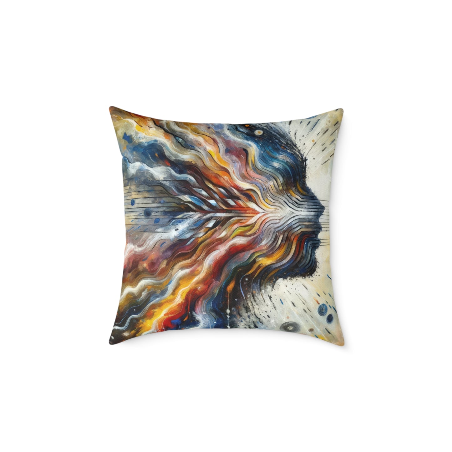 Empathetic Awakening Dynamic Spun Polyester Pillow
