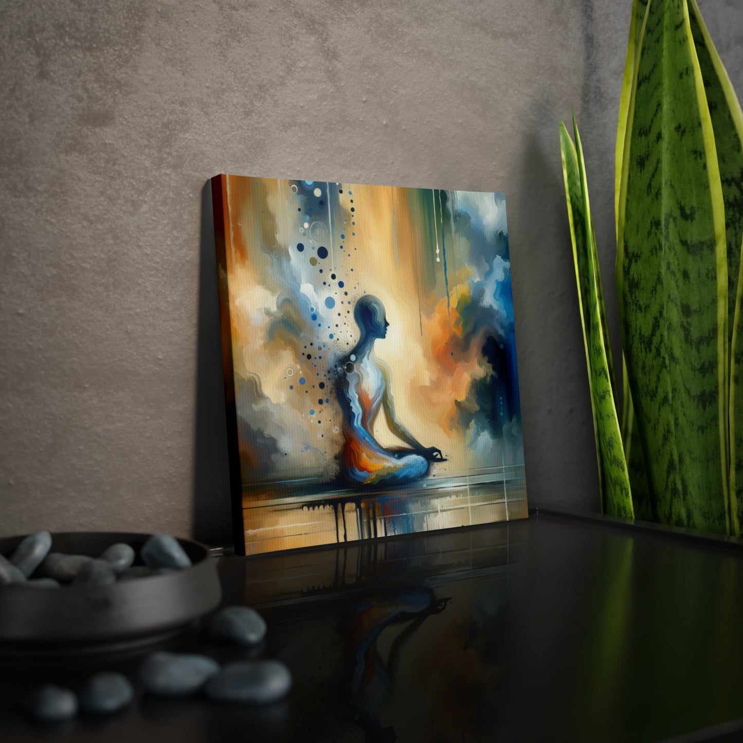 Resonance Abstract Healing Canvas Photo Tile