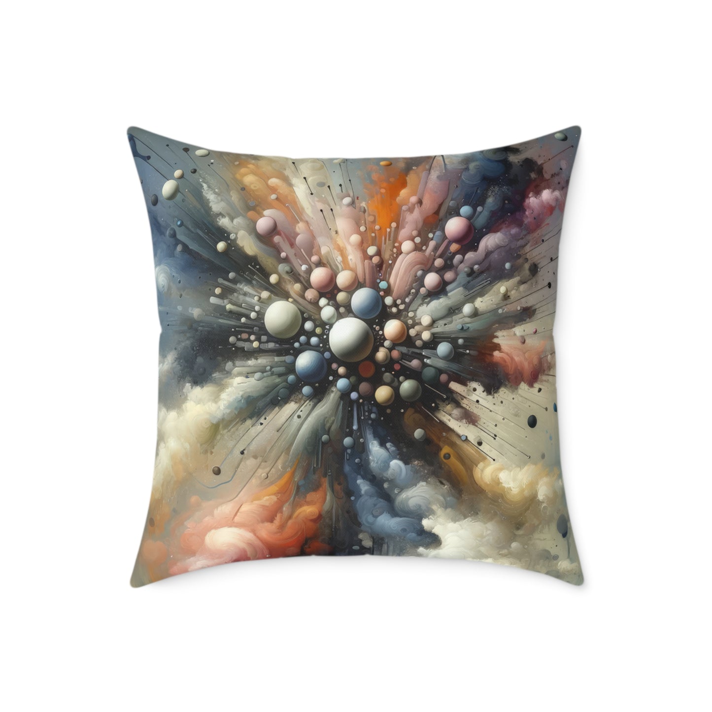 Impactful Deeds Ripple Spun Polyester Pillow