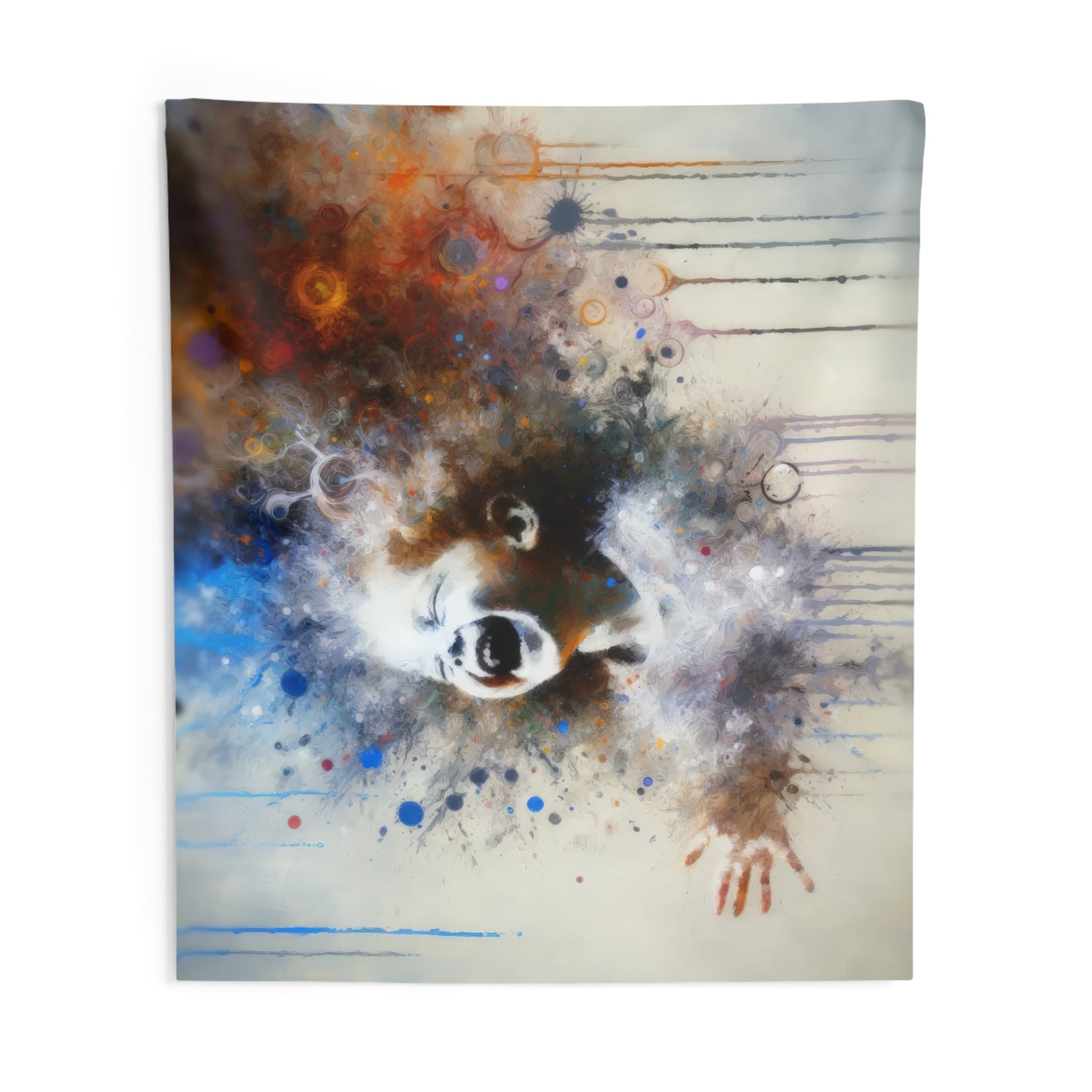 Laughter Essence Presence Indoor Wall Tapestries