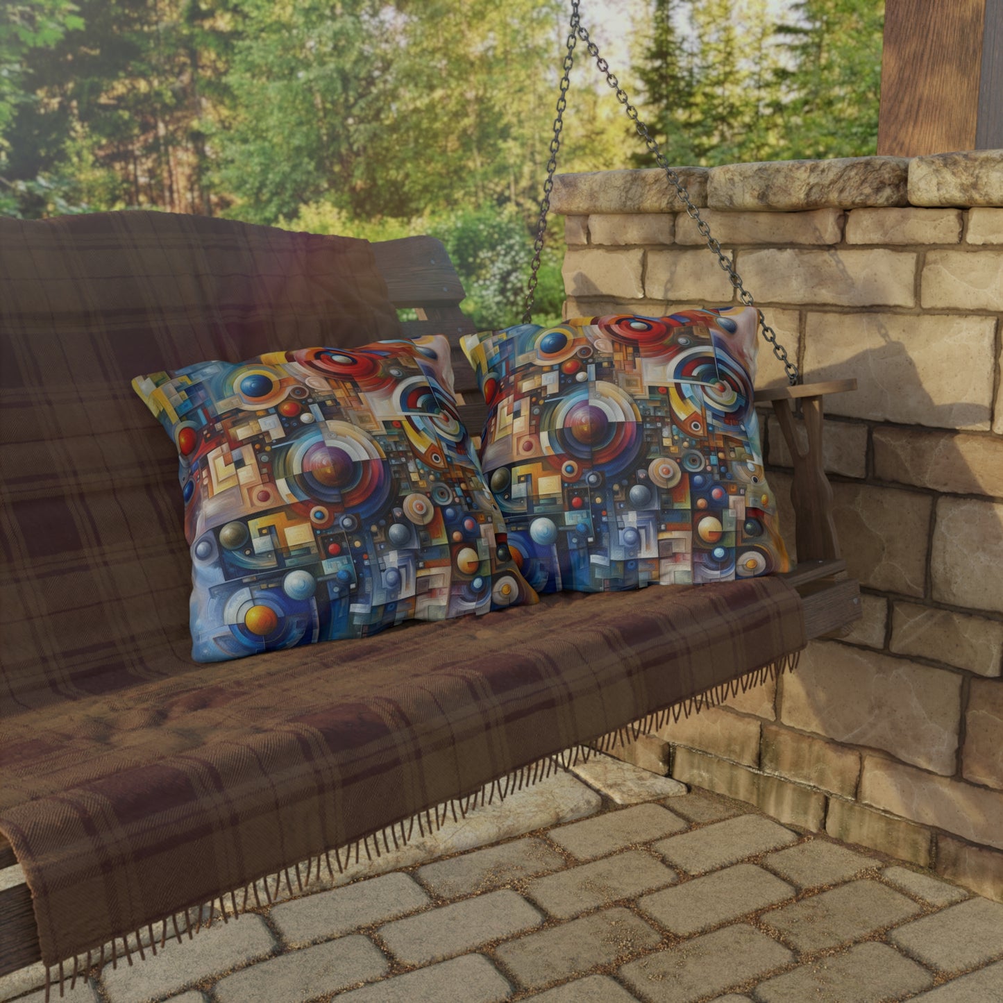Coexistence Harmony Code Outdoor Pillows