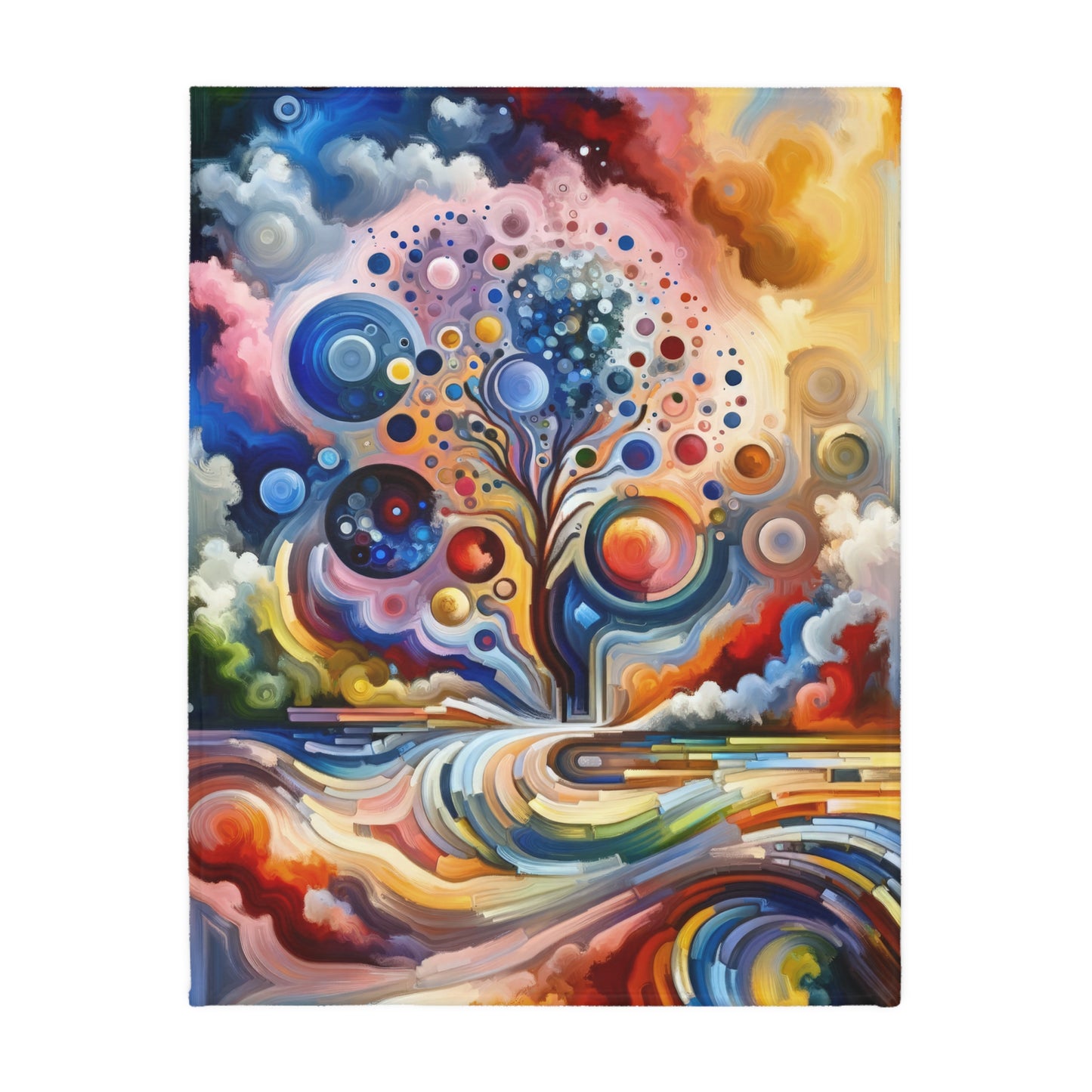 Inner Growth Essence Velveteen Microfiber Blanket (Two-sided print)