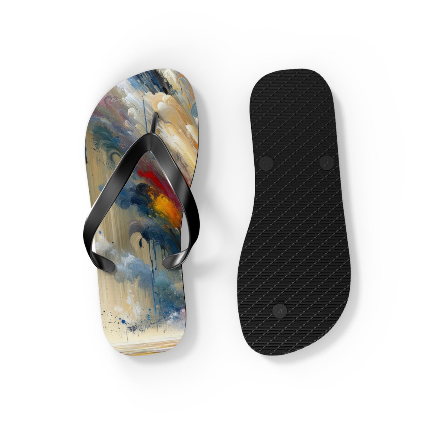 Grandiose Transformation Tachism Flip Flops