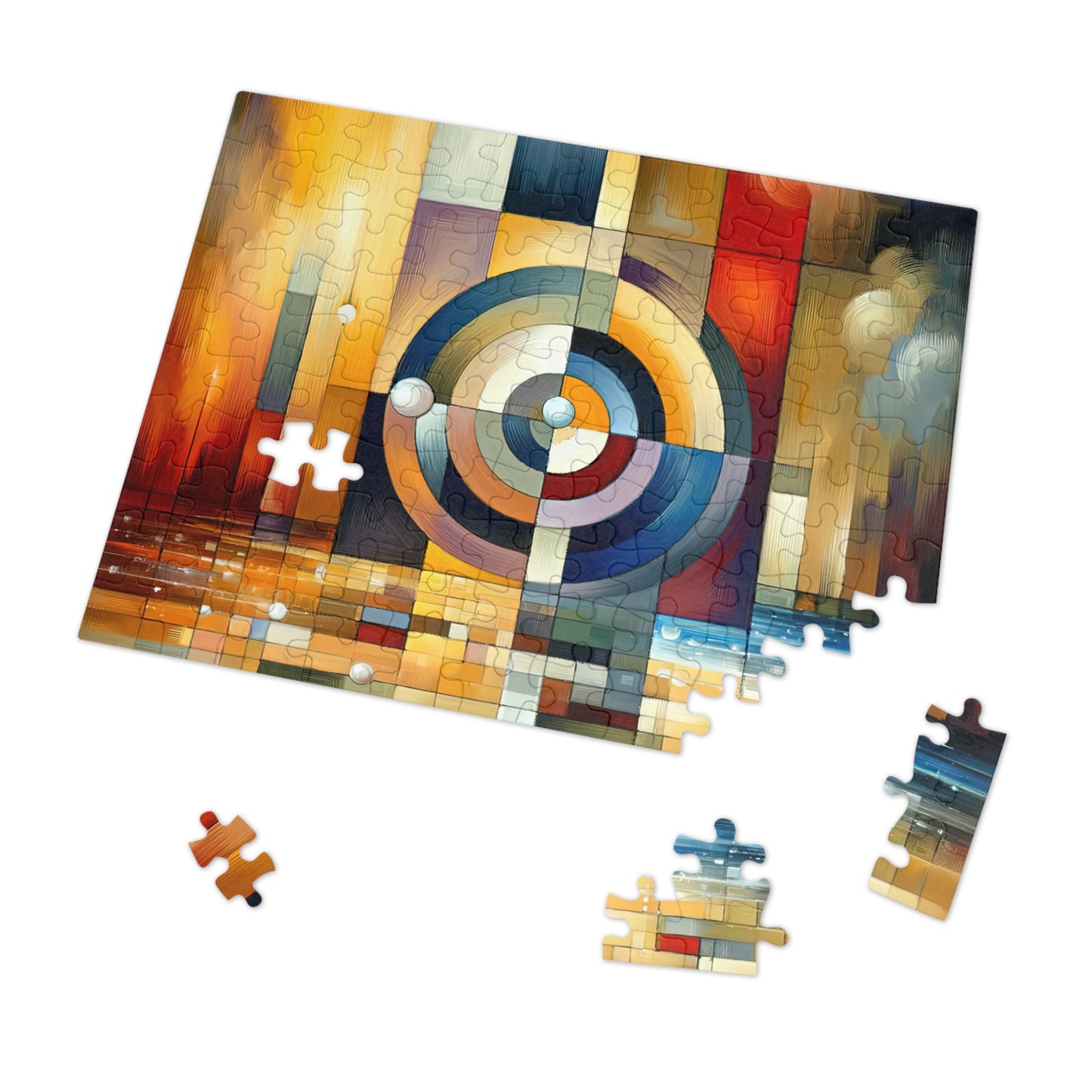 Oneness Through Tachism Jigsaw Puzzle (30, 110, 252, 500,1000-Piece)