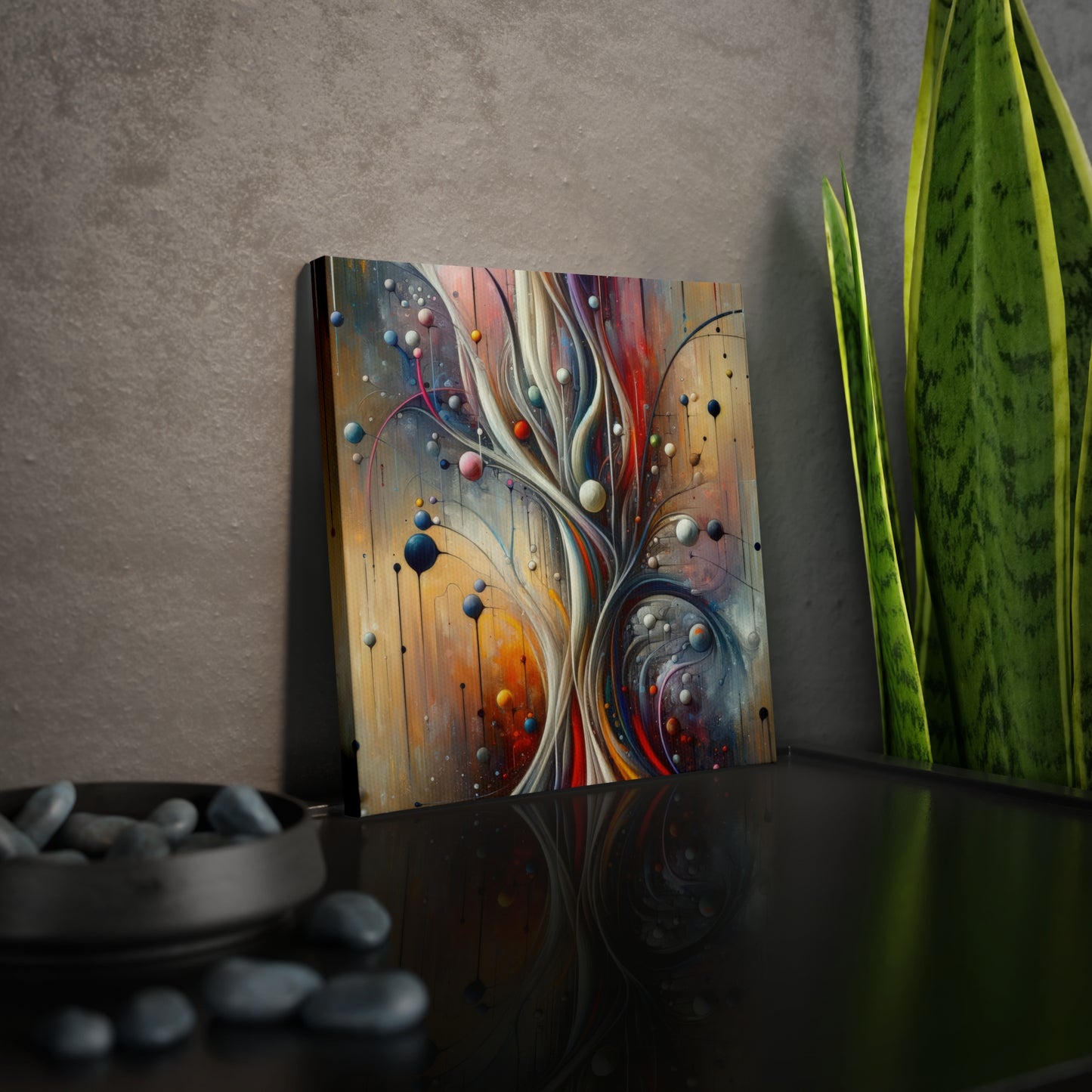 Invisible Threads Influence Canvas Photo Tile