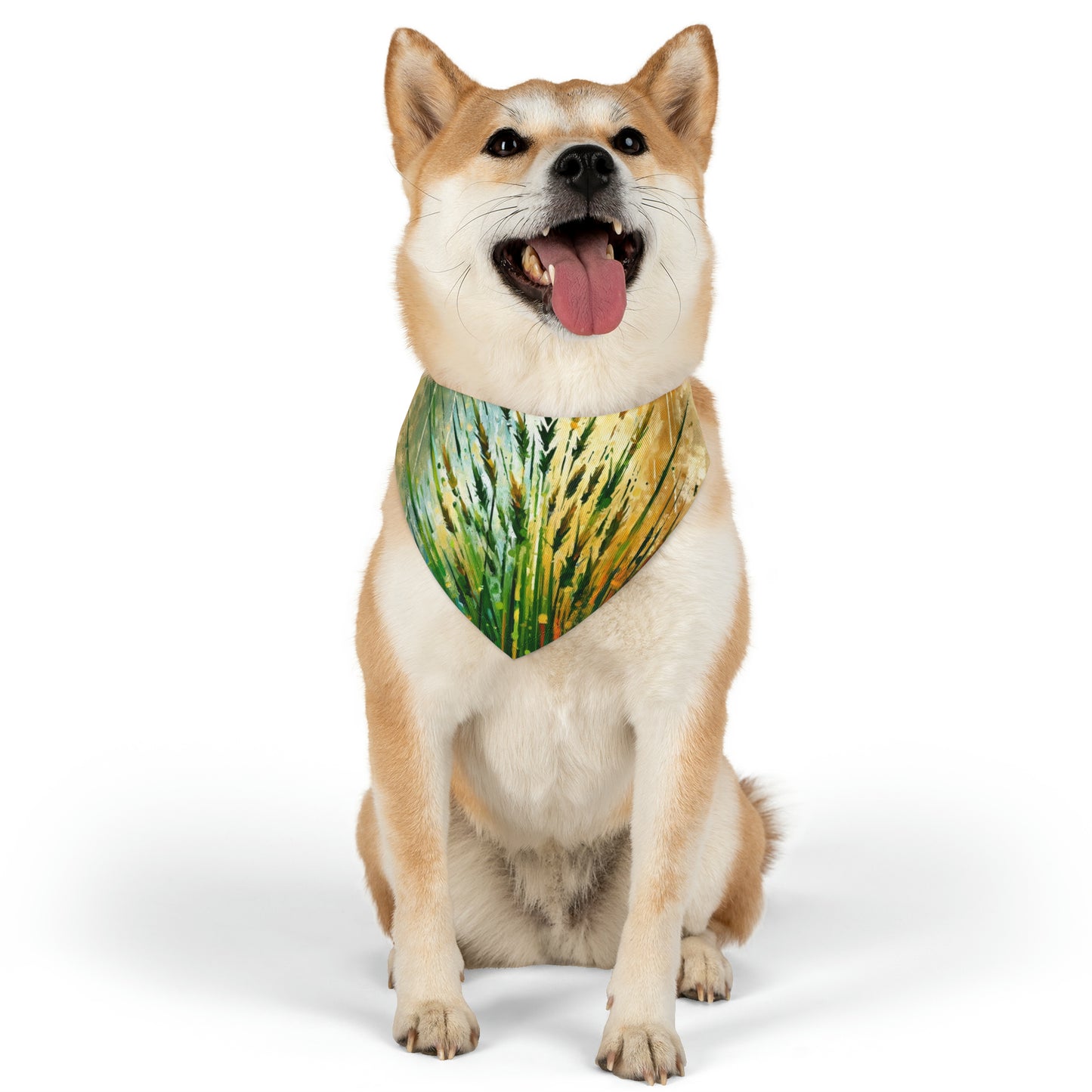 Grass Testament Change Pet Bandana Collar